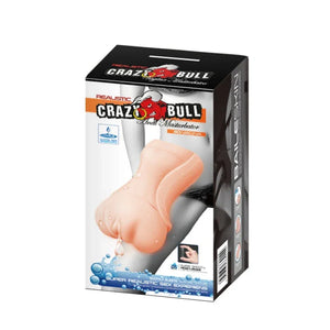 Crazy Bull No Lube Masturbator Sleeve - Realistic Pussy Skin-Like Texture - MyPleasure