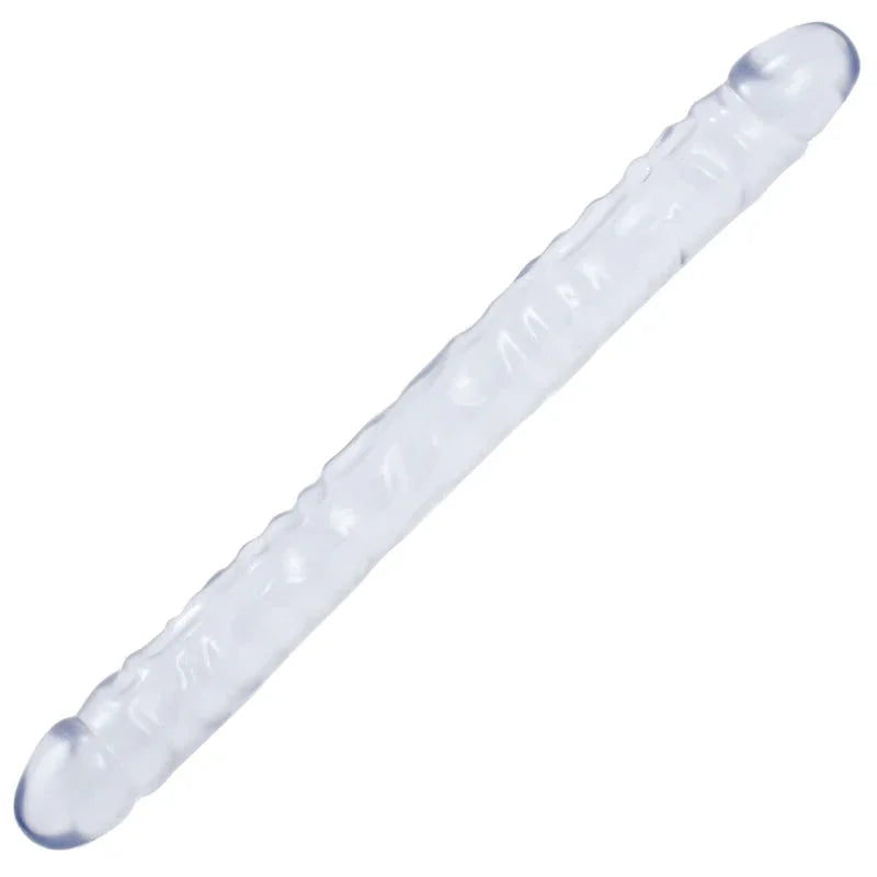 Crystal Jellies 18 Inch Double Dong - Clear - MyPleasure