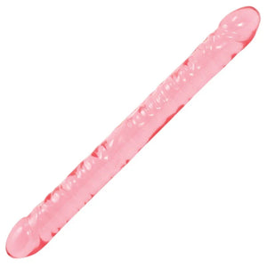 Crystal Jellies 18 Inch Double Dong - Pink - MyPleasure