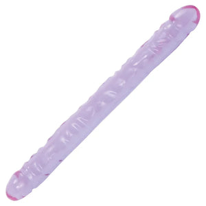 Crystal Jellies 18 Inch Double Dong - Purple - MyPleasure
