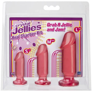 Crystal Jellies Anal Starter Kit - Pink - MyPleasure