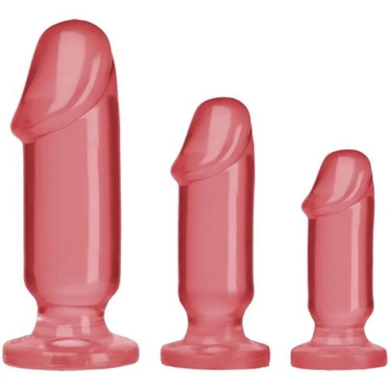 Crystal Jellies Anal Starter Kit - Pink - MyPleasure