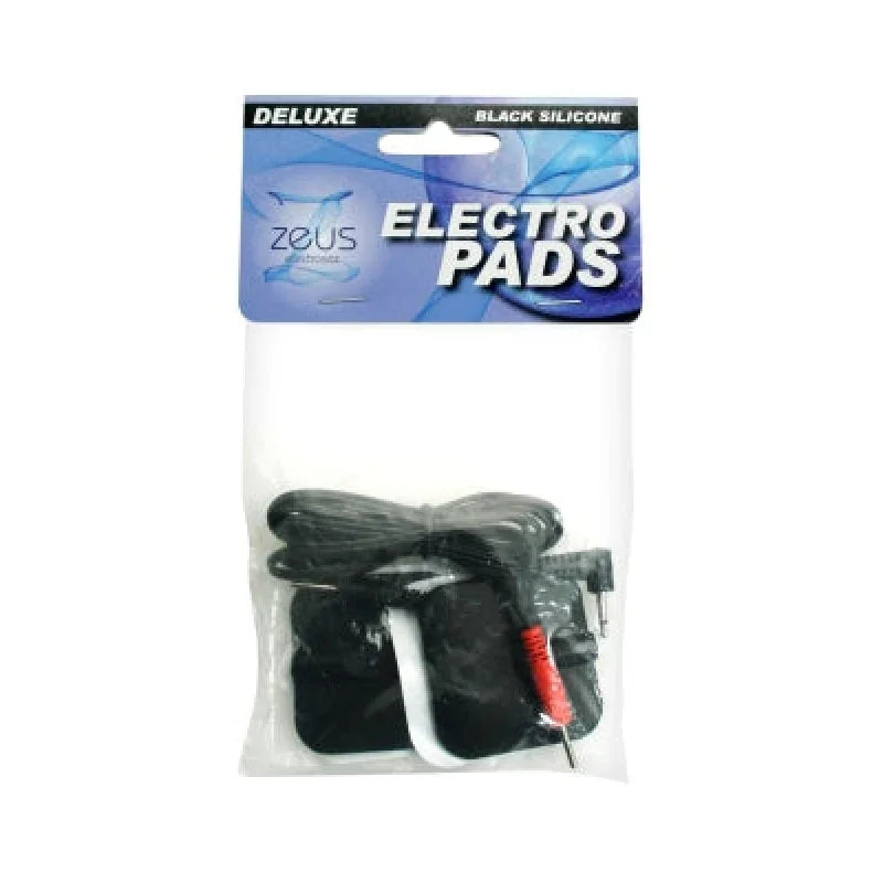 Deluxe Black Electro Pads - MyPleasure