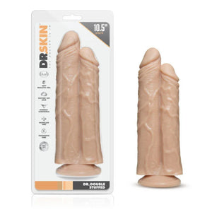 Dr. Skin - Double Trouble - Double Shaft Dildo - Vanilla - MyPleasure