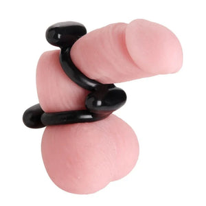 Dual Stretch to Fit Cock and Ball Ring - MyPleasure