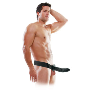 Fetish Fantasy Series 8" Hollow Strap-on - Black - MyPleasure