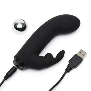Fifty Shades of Grey Greedy Girl Mini Rabbit Vibrator - MyPleasure