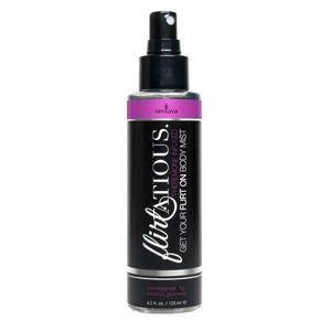 Flirtatious Pheromone Infused Body Mist - Pomegranate, Fig, & Plumeria - 4.2 fl.oz /125ml - MyPleasure