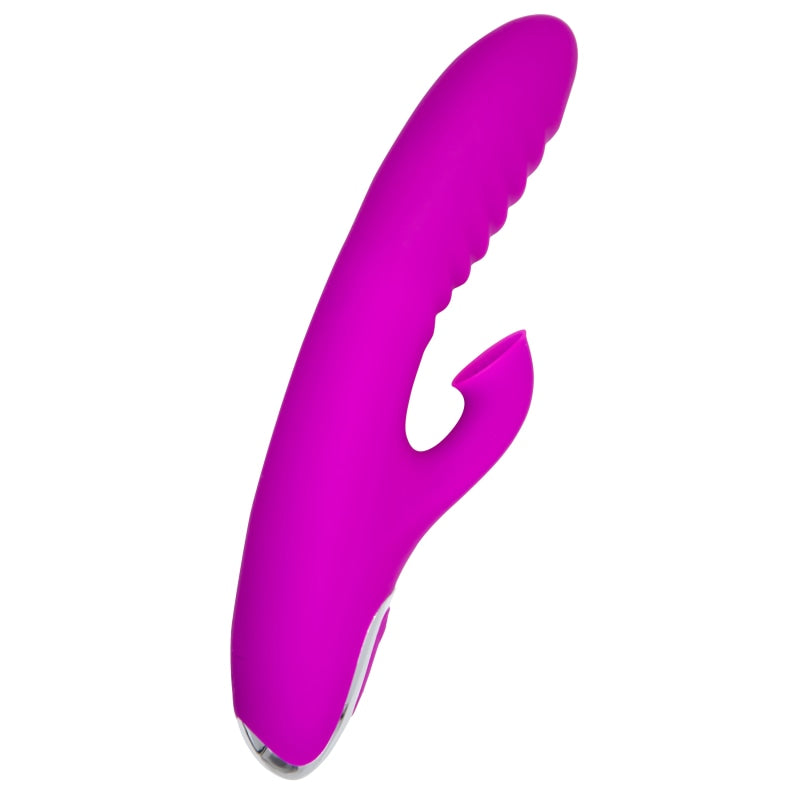 Frenzy - Rabbit Vibe With Clitoral Suction - Berry - Vibrators