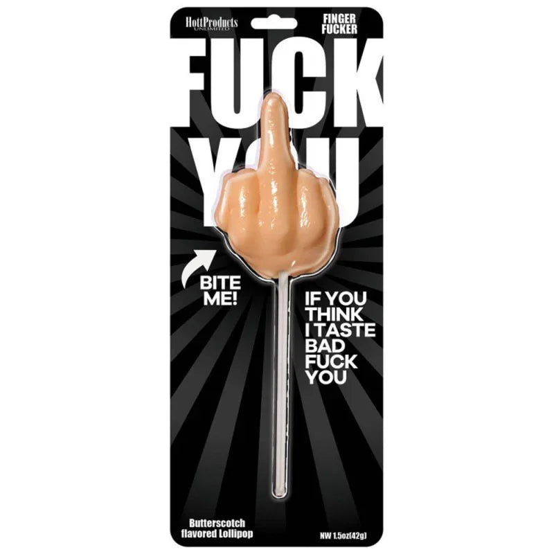 Fuck You Finger Fucker Lollipop - MyPleasure