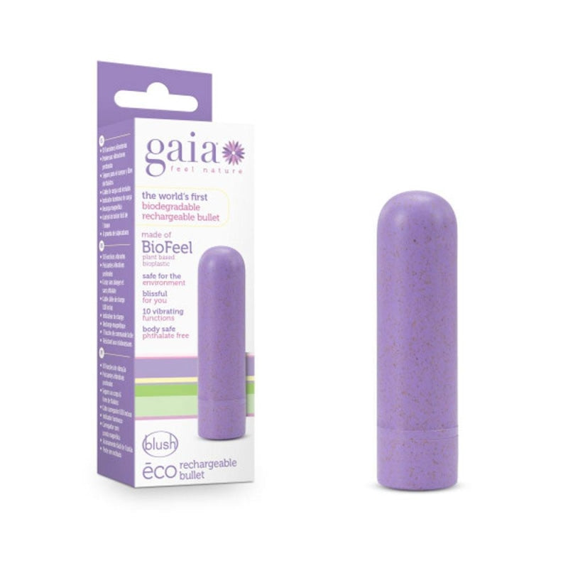 Gaia - Eco Rechargeable Bullet - Lilac - Eggs & Bullets