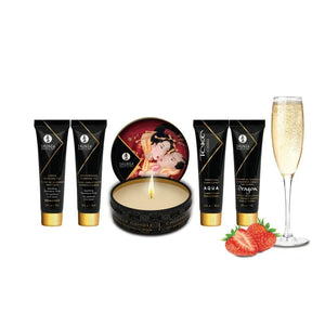 Geisha's Secrets Gift Set - Sparkling Strawberry Wine - MyPleasure