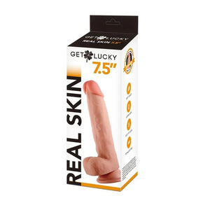 Get Lucky 7.5 Inch Real Skin Dildo - MyPleasure