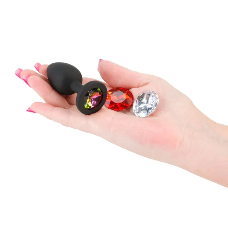 Glams Xchange Round - Small - Black - MyPleasure