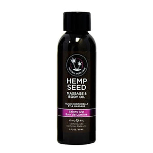 Hemp Seed Massage Oil - 2 Fl. Oz. - Skinny Dip - MyPleasure