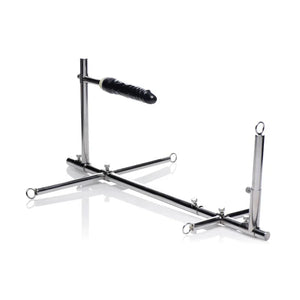 Imprisoned Metal Stockade With Dildo - MyPleasure