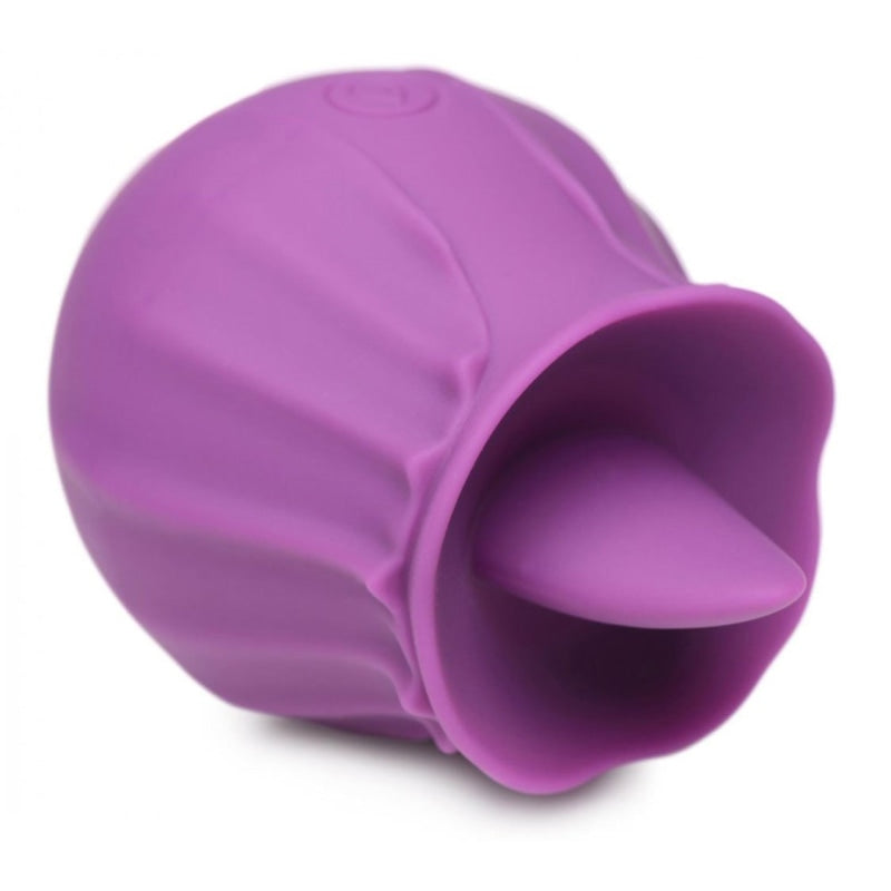 Inmi - Bloomgasm Wild Violet Licking Silicone Stimulator - Violet - Vibrators