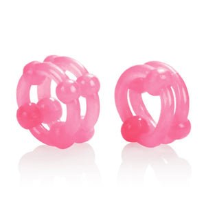 Island Rings - Double Stacker - Pink - MyPleasure