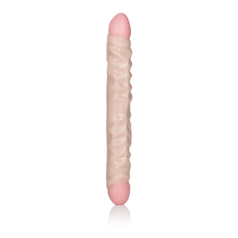 Ivory Duo 12 Inches Veined Double Dong - MyPleasure