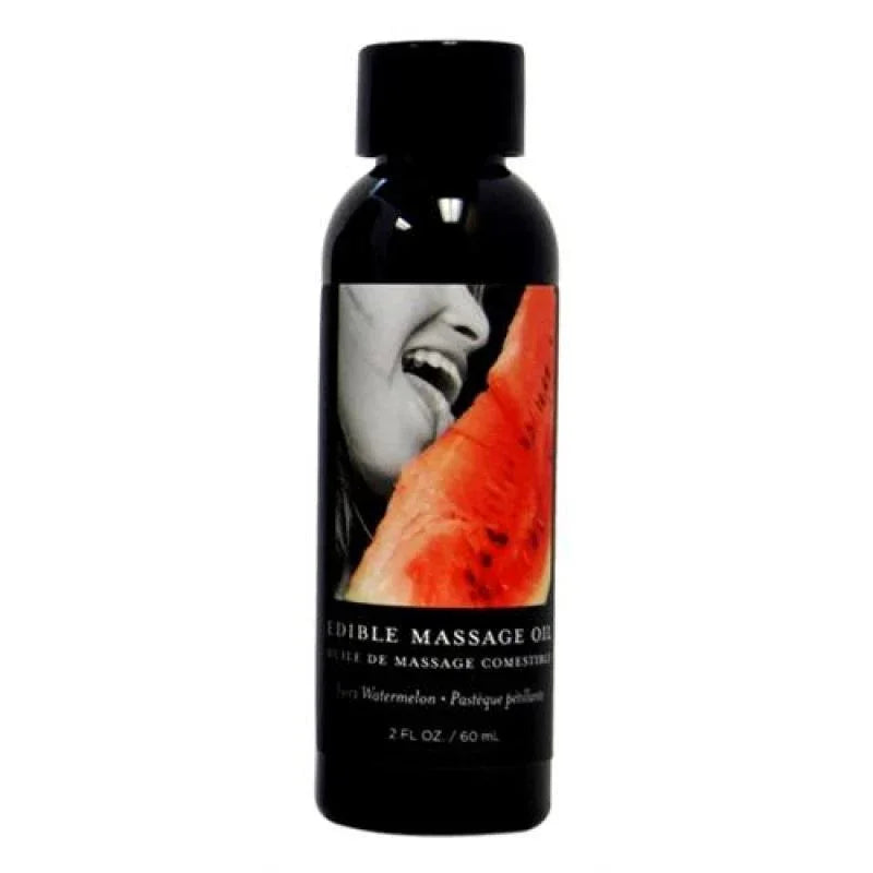Juicy Watermelon Edible Massage Oil 2 Oz - MyPleasure