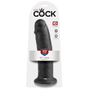 King Cock 10-Inch Cock - Black - MyPleasure