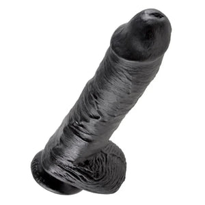 King Cock 10-Inch Cock With Balls - Black - MyPleasure