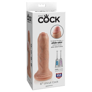 King Cock 6" Uncut - Light - MyPleasure