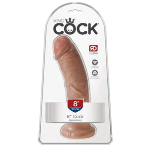 King Cock 8" Cock - Tan - MyPleasure