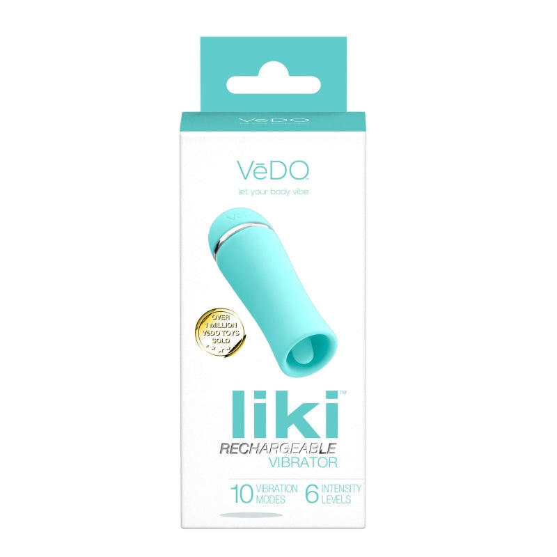 Liki Rechargeable Flicker Vibe - Tease Me Turqoise - Clit Stimulators