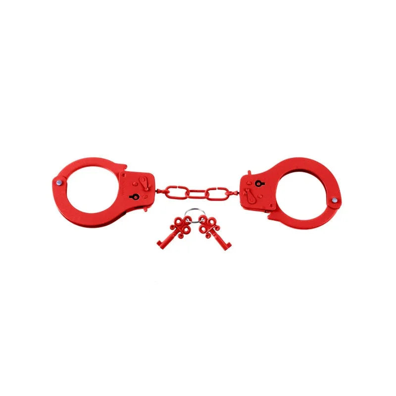 Metal Handcuffs - Red - MyPleasure