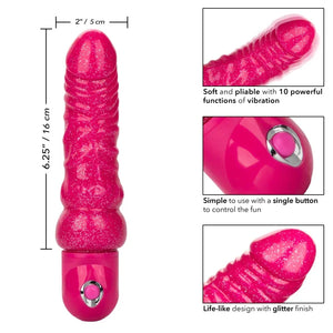 Naughty Bits Lady Boner Bendable Personal Vibrator - MyPleasure