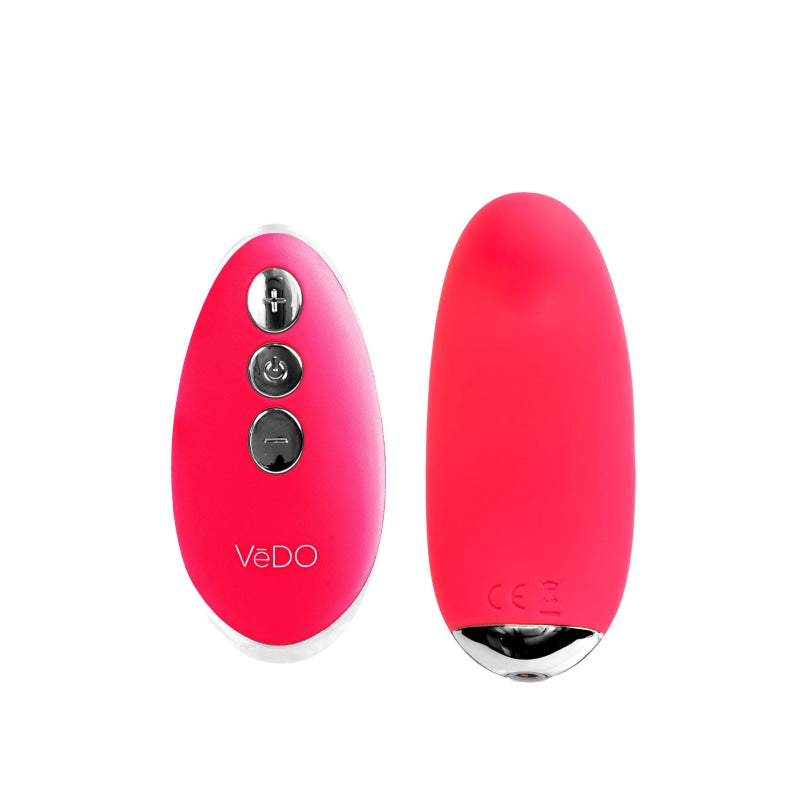 Niki Rechargeable Flexible Magnetic Panty Vibe - Pink - Clit Stimulators