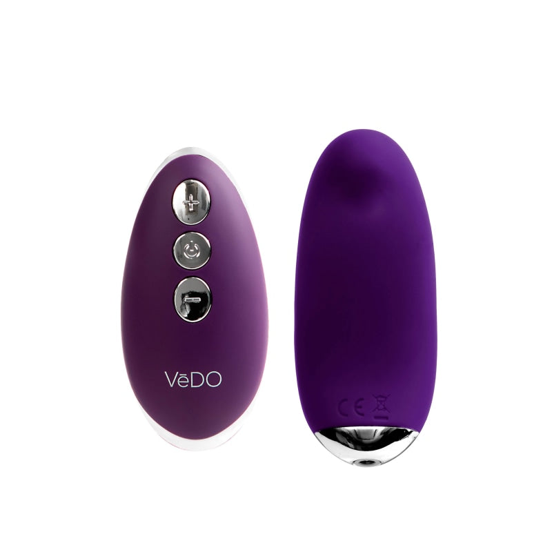 Niki Rechargeable Flexible Magnetic Panty Vibe - Purple - Clit Stimulators