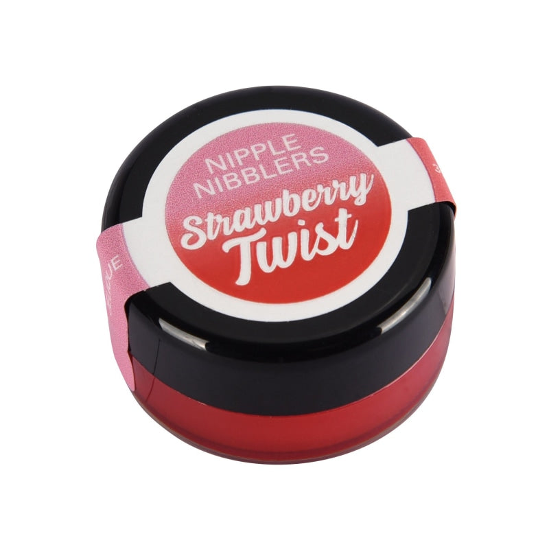 Nipple Nibblers Tingle Balm - Strawberry Twist - 3gm Jar - Nipple Stimulators