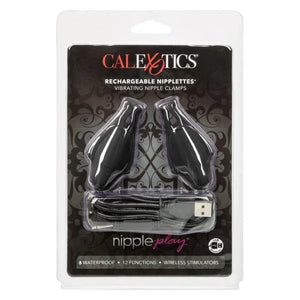 Nipple Play Rechargeable Nipplettes - Black - MyPleasure