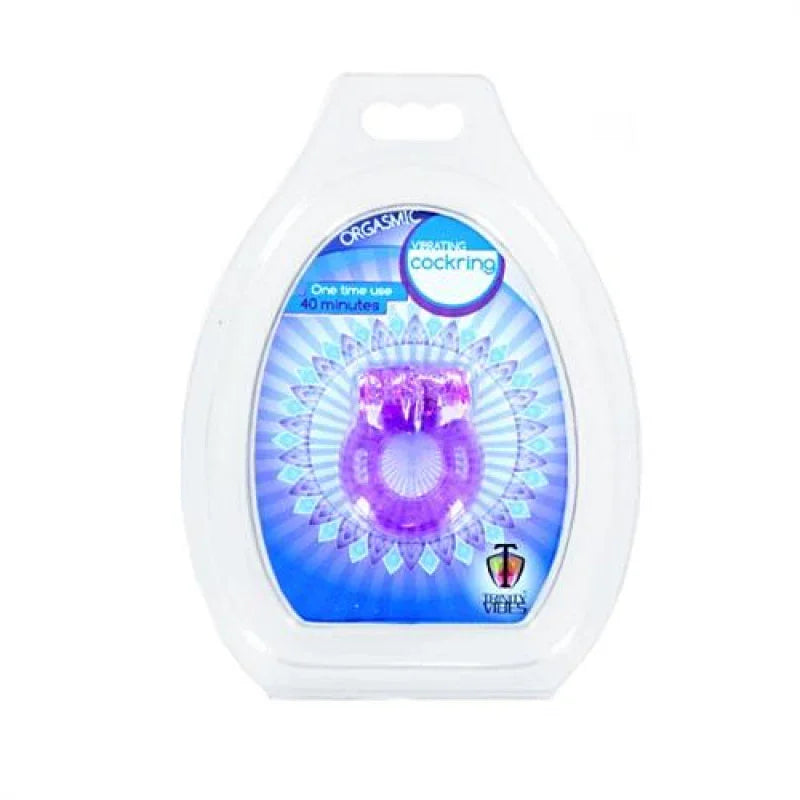 Orgasmic Vibrating Cock Ring - Purple - MyPleasure