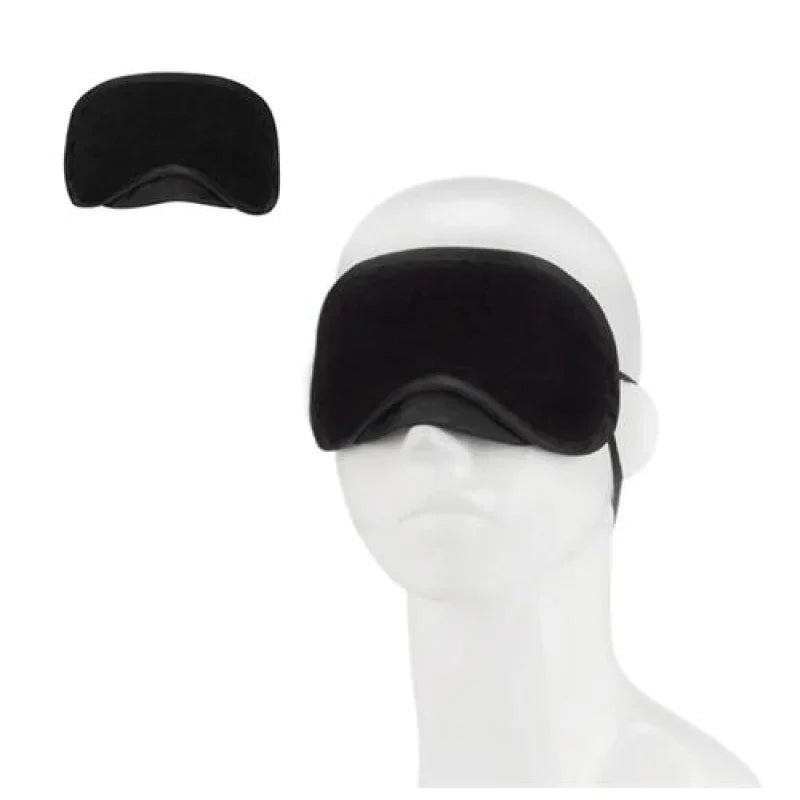 Peek-a-Boo Love Mask - Black - MyPleasure