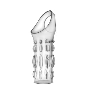 Performance Studded Sleeve Ring - Clear - MyPleasure