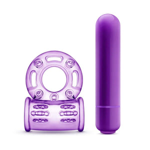 Play With Me - Couples Play - Vibrating Cock Ring - Purple - MyPleasure