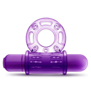Play With Me - Couples Play - Vibrating Cock Ring - Purple - MyPleasure