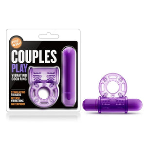 Play With Me - Couples Play - Vibrating Cock Ring - Purple - MyPleasure