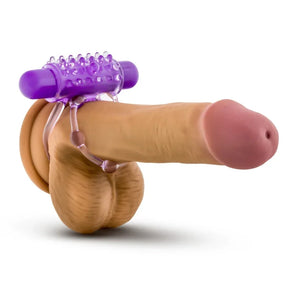 Play With Me - the Player - Vibrating Double Strap Ring - Purple - MyPleasure