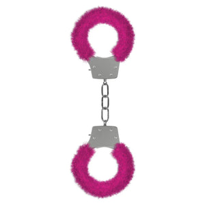 Pleasure Furry Handcuffs - Pink - MyPleasure