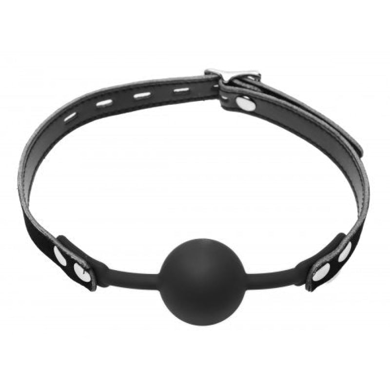 Premium Hush Ball Silicone Comfort Forming Locking Ball Gag