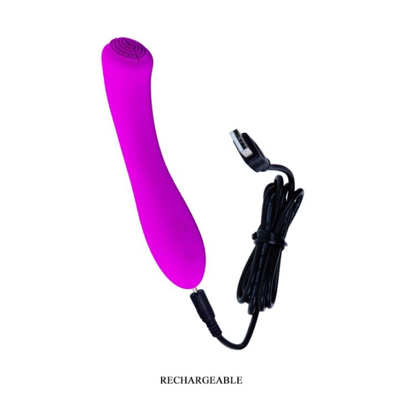 Pretty Love Len Rechargeable Wand - Purple - Vibrators