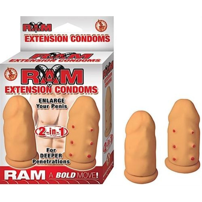 Ram Extension Condoms - Flesh NW2538-1