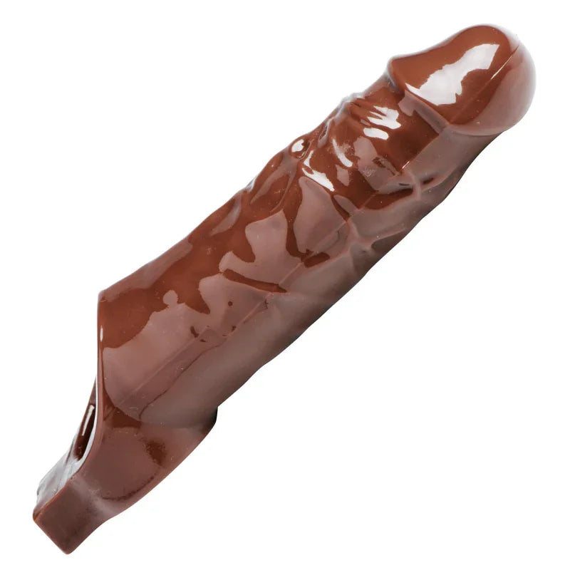 Really Ample Penis Enhancer Sheath - Brown - MyPleasure