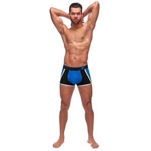 Retro Sport Panel Short - Medium - Blue/ Black - MyPleasure