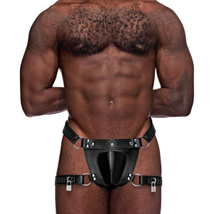 Scorpio Leather Short - One Size - Black - MyPleasure