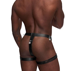 Scorpio Leather Short - One Size - Black - MyPleasure